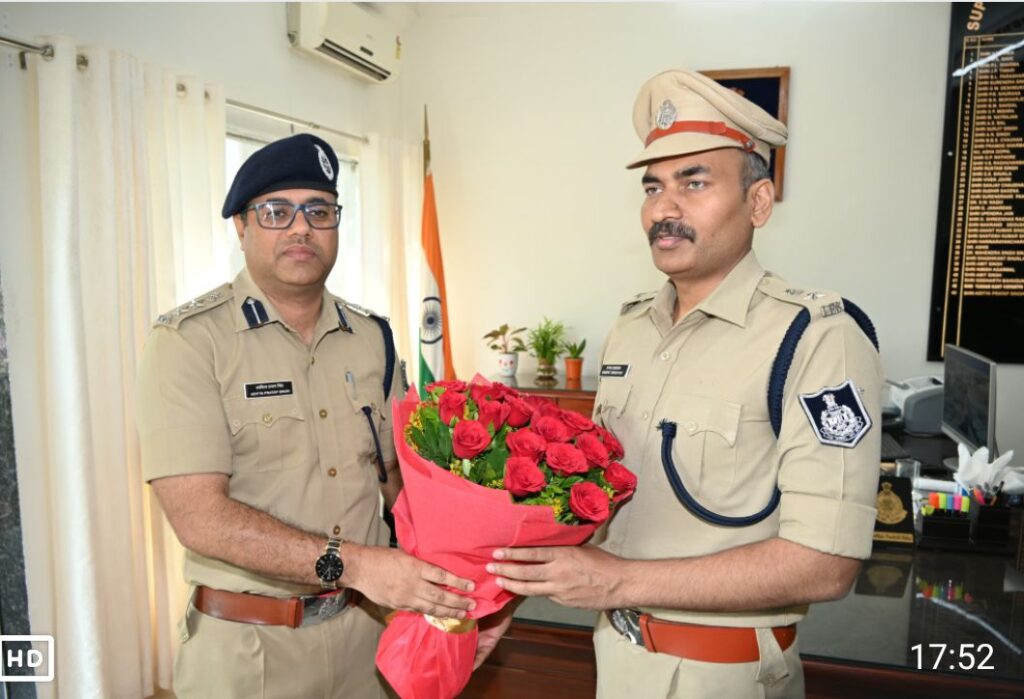 नवागत पुलिस अधीक्षक जबलपुर श्री संपत उपाध्याय (भा.पु.से.) ने किया पदभार ग्रहण