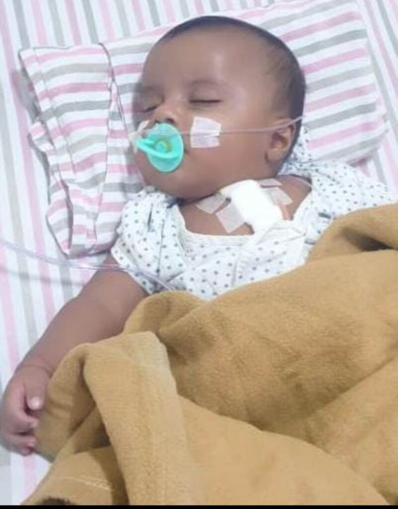 मुख्यमंत्री बाल हृदय उपचार योजना से चार माह के बालक के हृदय की हुई सफल सर्जरी