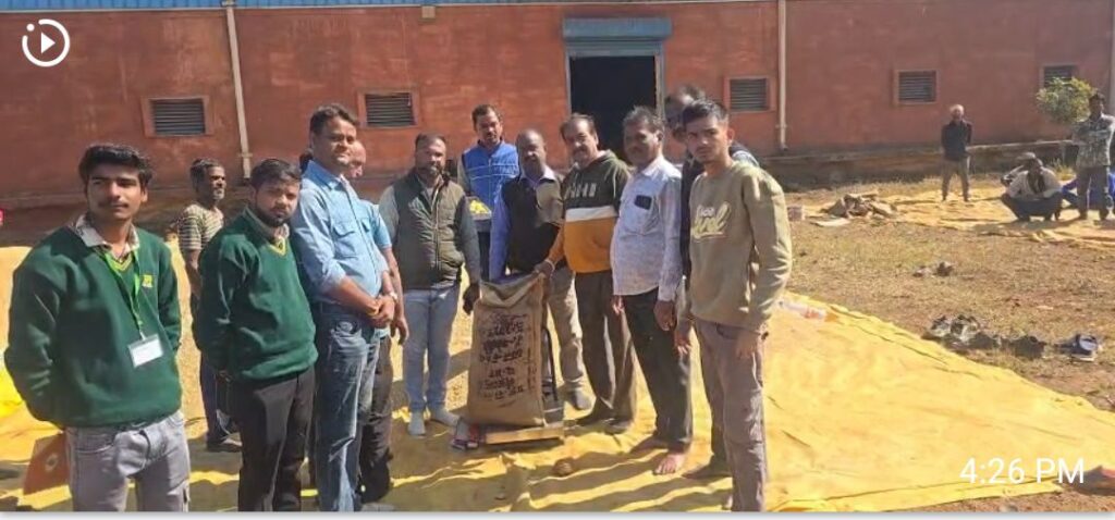 समर्थन मूल्य में धान खरीदी प्रक्रिया प्रारंभ