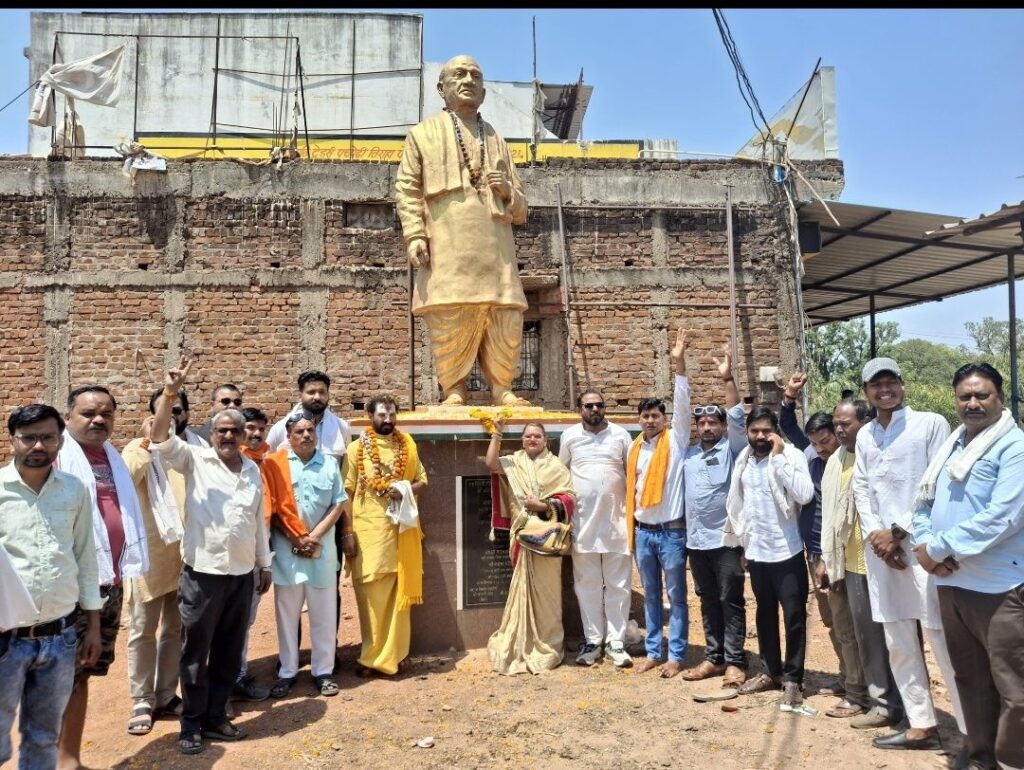 सामाजिक समरसता संत यात्रा का पोंडा मझौली प्रखंड में प्रवेश भव्य स्वागत