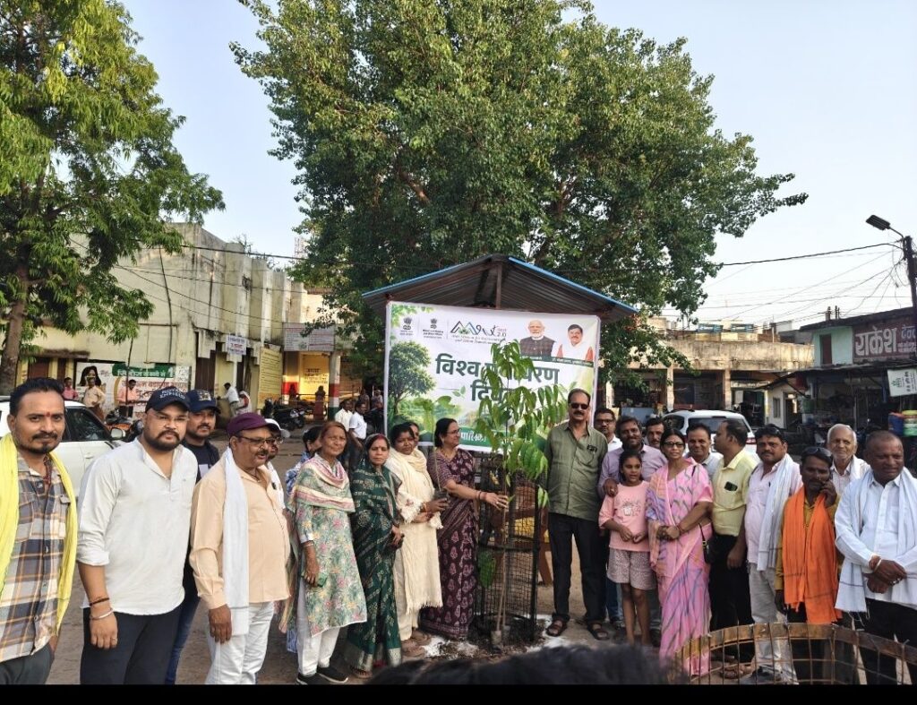 विश्व पर्यावरण दिवस पर सिहोरा में हरियाली की पहल