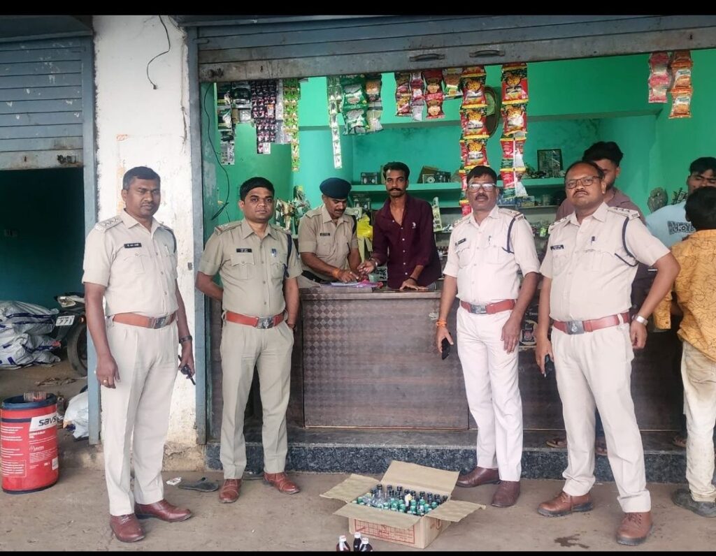 अवैध शराब के विरूद्ध आबकारी विभाग ने की कार्रवाई